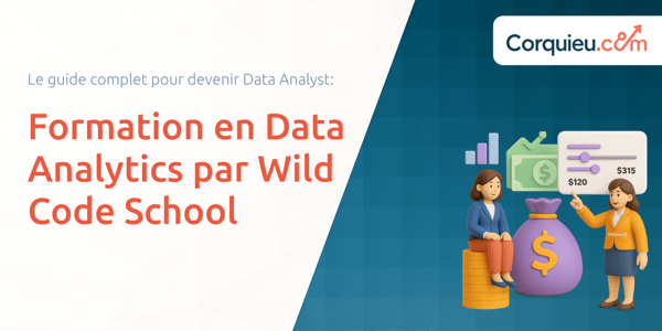 Formation en Data Analytics par Wild Code School: Le guide complet pour devenir Data Analyst