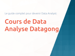 Cours de Data Analyse Datagong: Le guide complet pour devenir Data Analyst